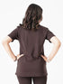 Vita Loose Fit Long Top in Brown